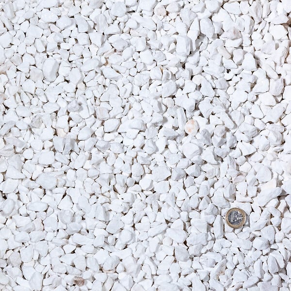 RO'MA NATURE - Gravier Blanc Pur 8-16 mm - Lot de 25 sacs de 20 kg (10 m²) - large