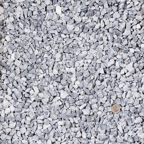 RO'MA NATURE - Gravier Marbre Bleu / Gris 8-16 mm - Lot de 25 sacs de 20 kg (10 m²) - large