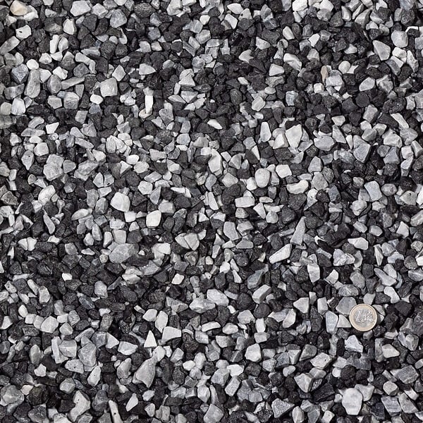 RO'MA NATURE - Gravier Zèbre 8-16 mm - Lot de 25 sacs de 20 kg (10 m²) - large