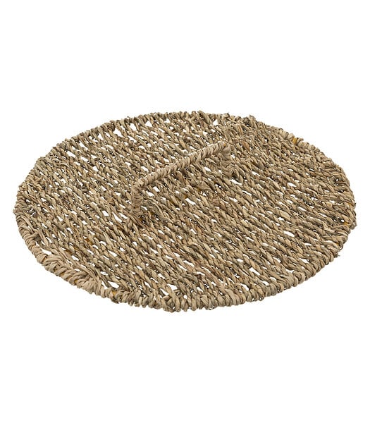 5 FIVE SIMPLY SMART - Poubelle de salle de bain avec couvercle en Seagrass 9 L - large