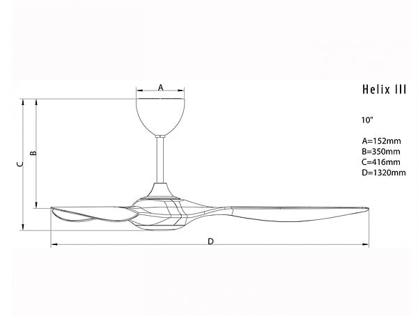KLASSFAN - Ventilateur de plafond ø132 cm avec LED et Wifi Réversible Hypersilence - large