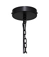 ATMOSPHERA - Luminaire Suspension en Métal Noir et Bois D 23 cm - vignette