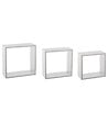 5 FIVE SIMPLY SMART - Lot de 3 Étagères murales flottantes Cubes coloris Blanc Fixations invisibles - vignette