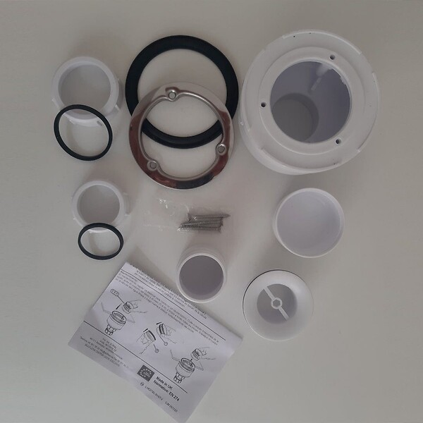 STANO - Option de remplacement : Bonde verticale pour receveur MADISON ELITE et QUORE - large