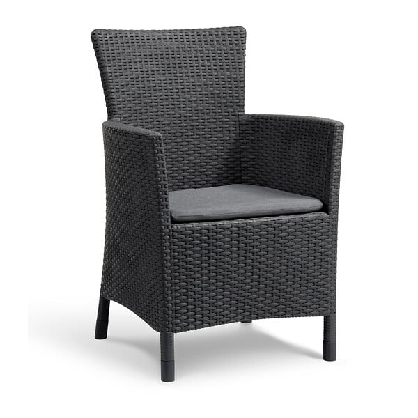 KETER - Ensemble Balcon Résine Iowa - Anthracite - 12-139890 - large