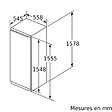 BOSCH - réfrigérateur 1 porte intégrable à pantographe 248l - kil72afe0 - vignette