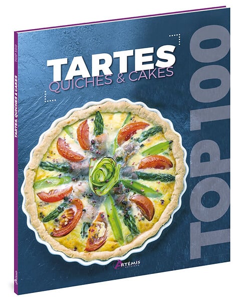 ARTEMIS - Livre de cuisine - Tartes quiches et cakes - 100 recettes - large
