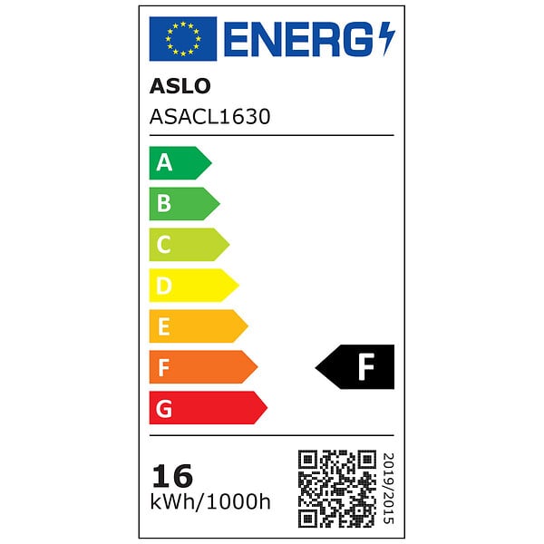 ASLO - Plafonnier LED circulaire Luminor 16W 3000K Ø200 x 45 mm Blanc chaud IP54 ASLO - large