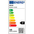 ASLO - Plafonnier LED circulaire Luminor 16W 3000K Ø200 x 45 mm Blanc chaud IP54 ASLO - vignette