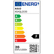 ASLO - Plafonnier carré LED Luminor 20W 3000K blanc chaud 200 x 200 x 45 mm IP54 ASLO - vignette