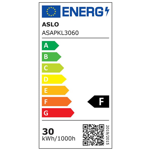 ASLO - Réglette à LED polycarbonate 30W 915 x 160 x 50mm 6000K blanc froid ASLO - large