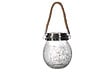 GALIX - Lanterne solaire en verre - Multicolore - H.27,2xDiam.11,6cm - vignette