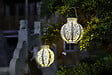 GALIX - Décoration solaire métal - design vintage H17 - vignette
