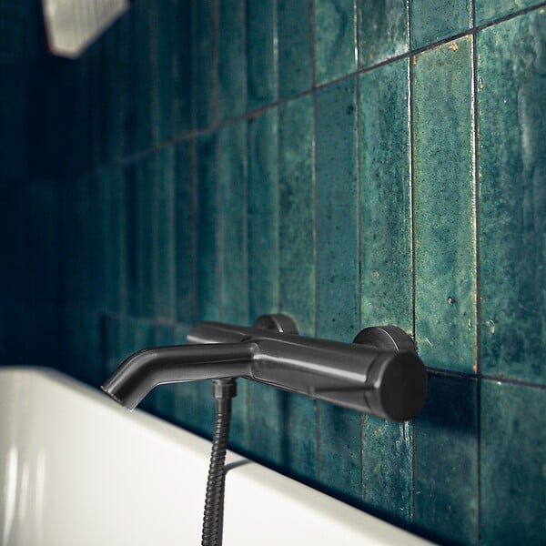ESSEBAGNO - Luisa mitigeur bain-douche mécanique gris gun métal - large