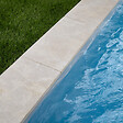 RO'MA NATURE - Margelle de piscine Pierre de l'Atlas Beige 61x33x3 cm Bord Droit (à l'unité) - vignette