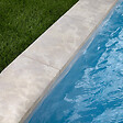 RO'MA NATURE - Margelle de piscine Pierre de l'Atlas Beige 61x33x5 cm Bord Droit (à l'unité) - vignette