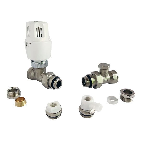 SOMATHERM FOR YOU - Kit radiateur robinet thermostatique droit 15/21 - large