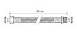 SOMATHERM FOR YOU - Flexible chauffage 1 écrou tournant 1" - 1 raccord Mâle 1" - 500 mm - vignette
