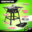 CONSTRUCTOR - Table scie circulaire 2000W - 254mm - Livrée avec 2 lames (24 et 40 dents) - vignette