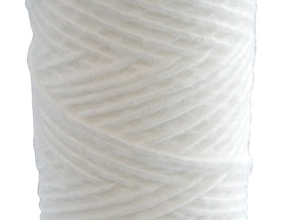 AQUAWATER - Cartouche filtrante bobinée 5µ - Taille standard 9"3/4 - Durée de 12 mois - large