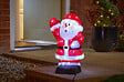 SMARTSOLAR - Figurine lumineuse Père Noël Ice - Acrylique - 60 LED - vignette