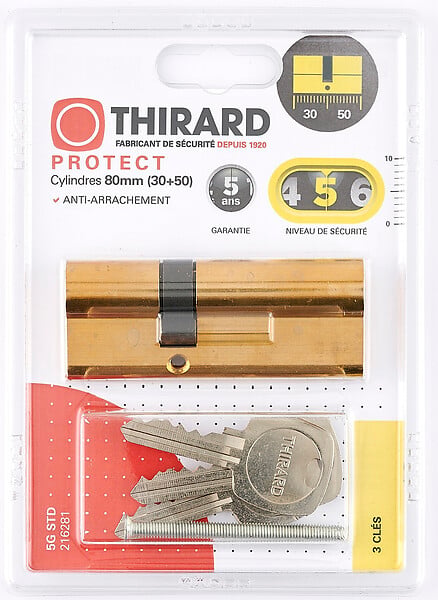 THIRARD - Cylindre STD 30x50 mm 3 clés - large
