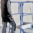 TUBESCA - Plateforme pour escalier: 2.68m haut. travail max - HELIS - vignette