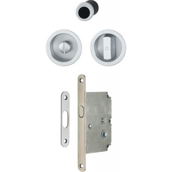 HOPPE - SET  POUR PORTE COULISSANTE F94 CHR SAT A COND - large