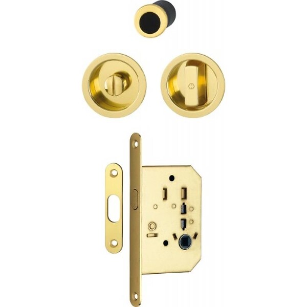 HOPPE - SET  POUR PORTE COULISSANTE F94 CHR SAT A COND - large