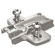HETTICH - Embase cruciforme à  visser avec vis de fixation Direct 8099 D0 HV DBS Boite de 10 - vignette