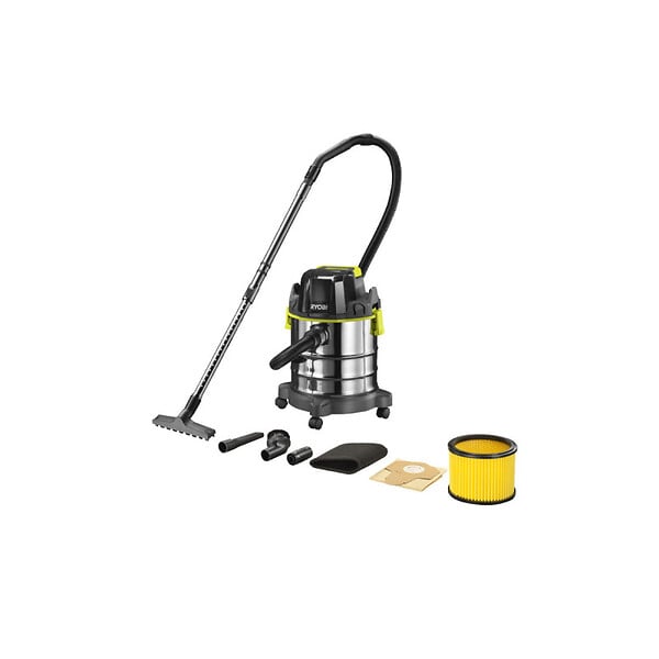 RYOBI - Pack RYOBI Aspirateur eau et poussière 18V One Plus - sans batterie ni chargeur R18WDV-0 - 6 accessoires nettoyage automobile - RAKVA04 - large