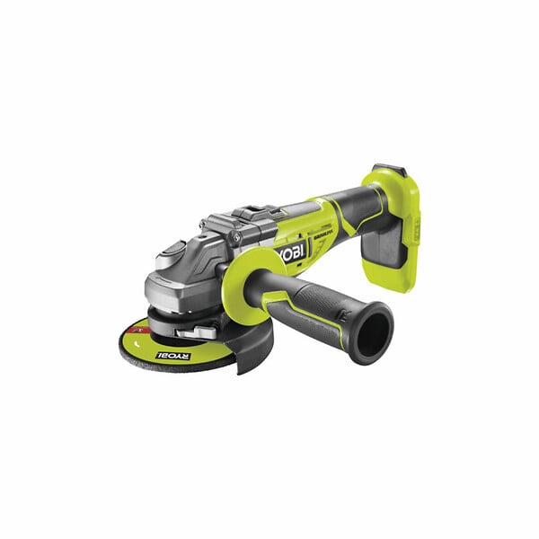 RYOBI - Pack RYOBI meuleuse d'angle brushless 18V One+ - 1 batterie 18V 4.0Ah - 1 chargeur rapide - Kit 6 disques 125 mm - large