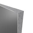 AURLANE - LOT de 2 Panneaux Muraux Aluminium GRIS 90+120x210 cm avec Profilés ANODISE BRILLANT - WALL'IT - vignette