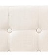 ATMOSPHERA - 2 en 1 Pouf pliant double et coffre de rangement Beige aspect Lin 76 x H 38 cm - vignette