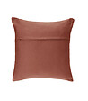 ATMOSPHERA - Coussin déhoussable en Coton Terracotta 38 x 38 cm - vignette
