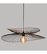 ATMOSPHERA - Luminaire Grande Suspension en Métal Noir D 69,5 cm - vignette