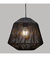 ATMOSPHERA - Luminaire Suspension Corde D 29 cm Noir - vignette