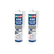 PAREXLANKO - Lot de 2 Mastics silicones neutres PAREXLANKO 628 Silicone Piscine - Gris - 300ml - vignette