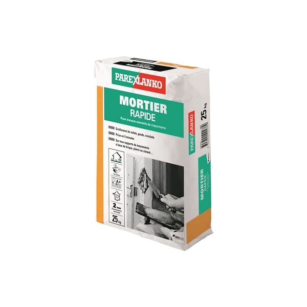 PAREXLANKO - Mortier à prise rapide PAREXLANKO - 25kg - 02821 - large