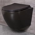 GEBERIT - WC suspendu GEBERIT noir pack complet DELOS - vignette