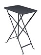 FERMOB - Table de jardin Bistro acier Carbone 2p H.74xL.57xP.37cm - vignette