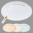BRILONER - Plafonnier LED Ciel étoilé Classic Blanc 18 W CCT - vignette
