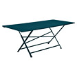 FERMOB - Table de jardin Bistro - Acier - Bleu - 8 personnes - vignette