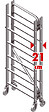 MATISERE - Echafaudage domestique: Hauteur de travail max 2.87m - PIEGO - vignette