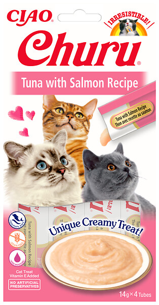 INABA - Inaba cat thon recet saumon churu 14gx4 - large