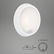 BRILONER - Luminaire extérieur rond LED BRILONER 12W blanc avec capteur - vignette