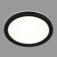 BRILONER - Luminaire extérieur rond LED - Plastique - Noir - 8W - vignette