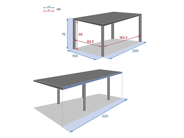 HESPERIDE - Ensemble repas table extensible rectangulaire alu Graphite Piazza + 12 fauteuils Piazza - Hespéride - large