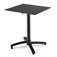 OVIALA - Table de terrasse 60 cm inclinable noir - Opéra - vignette
