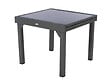 HESPERIDE - Ensemble repas table extensible carrée en verre + 8 fauteuils - Piazza - Hespéride - vignette